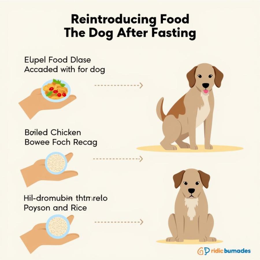 Reintroducing Food to a Dog