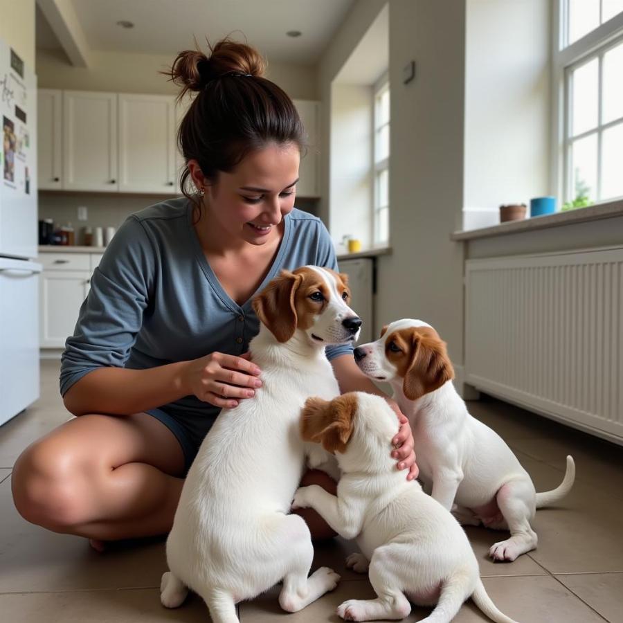 Reputable Brittany Dog Breeder with Puppies