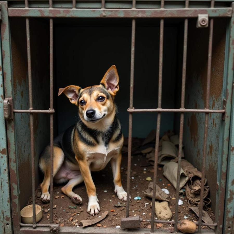 Rescued Hoarder Dog in Slidell, LA