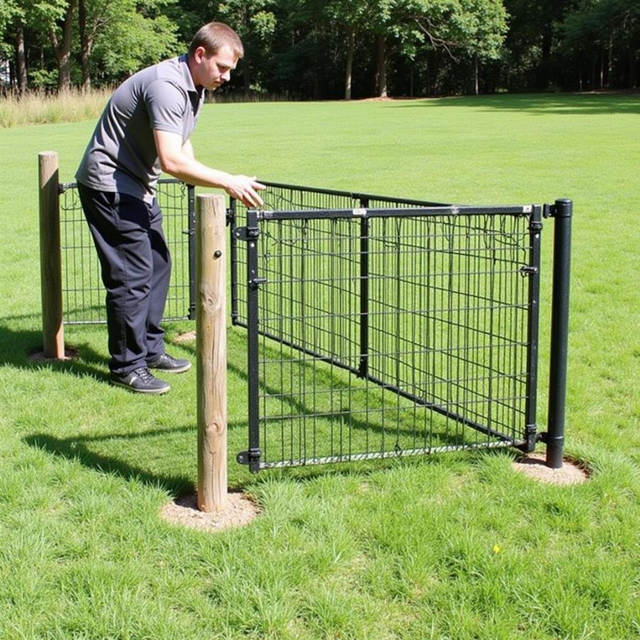 Installing a Retractable Dog Fence for Safe Containment