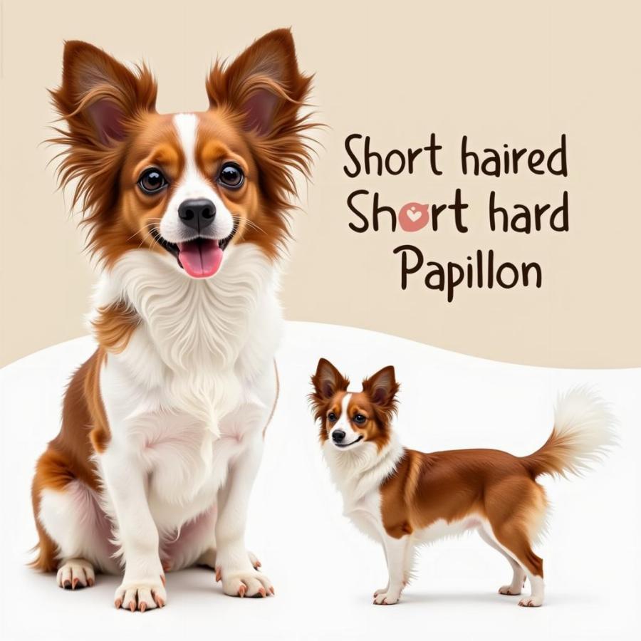 Short Hair Papillon Appearance