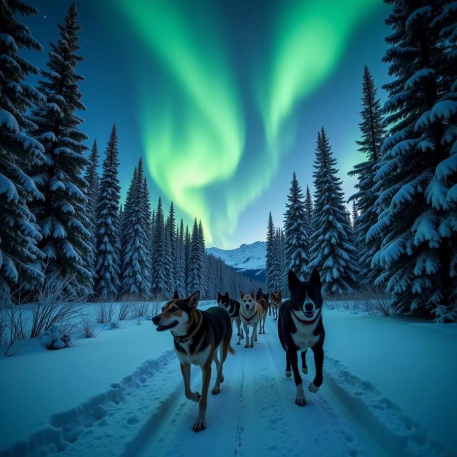 Sled Dog Adventures in the Arctic Wilderness