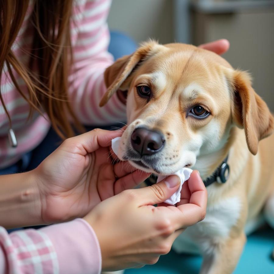 Caring for a Spayed Dog's Incision