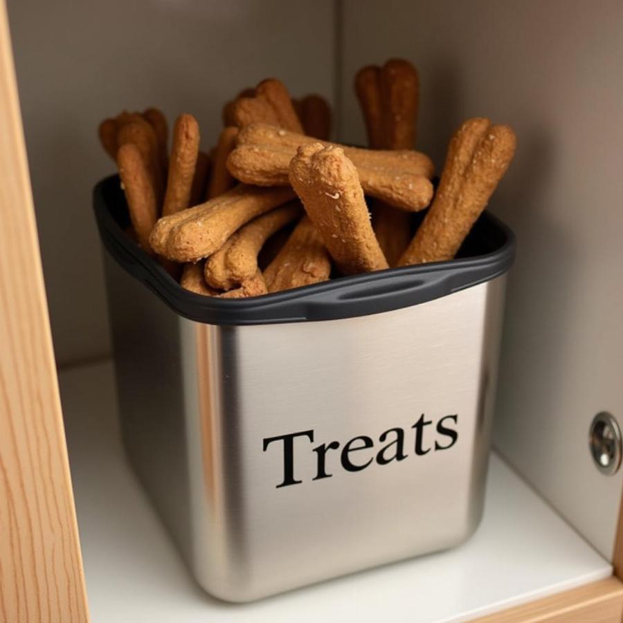 Stainless Steel Container for Treat Storage