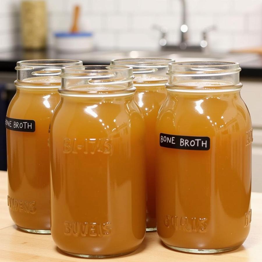 Storing Homemade Bone Broth for Dogs