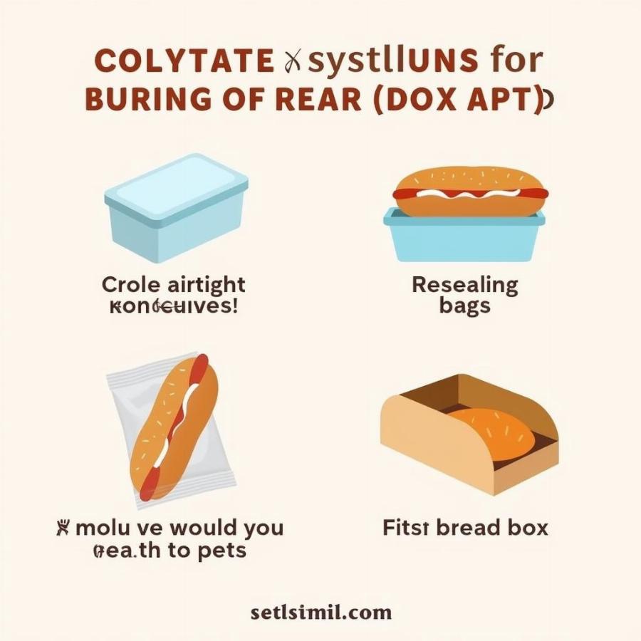 Storing Bulk Hot Dog Buns in Airtight Containers