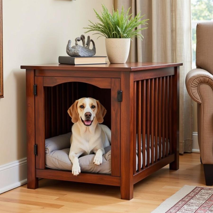 Stylish Furniture Dog Kennel for Indoor Use