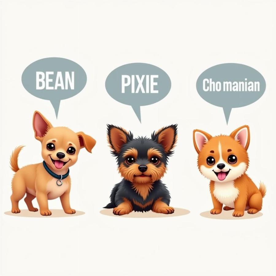 Gender-neutral names for small dogs