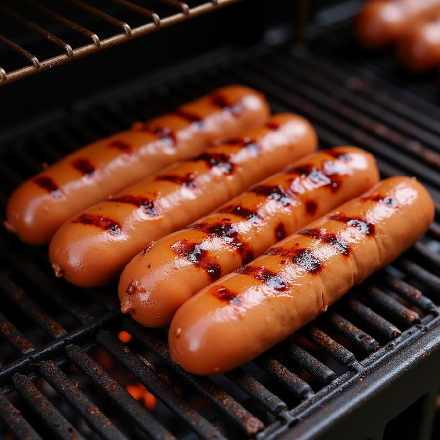 Grilled Thawed Hot Dogs