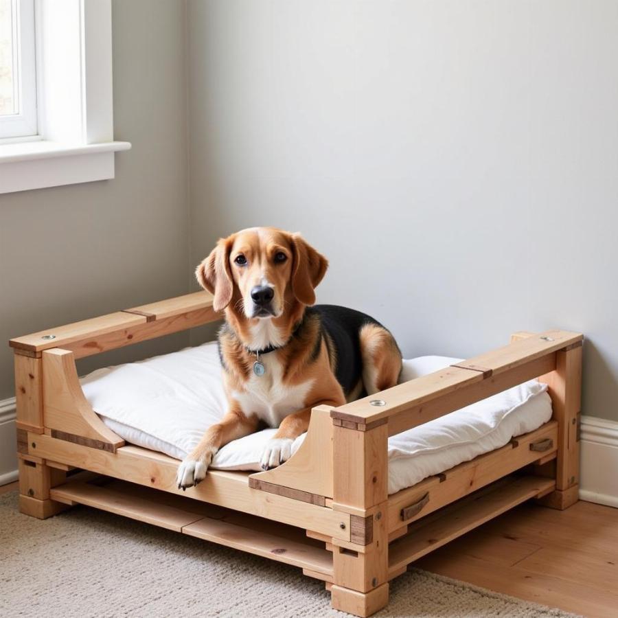 Thiết kế bed frame dog bed DIY