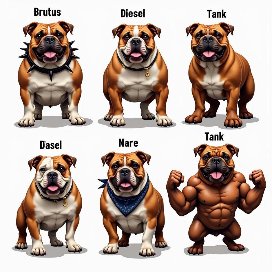 Tough Male Bulldog Names: Brutus, Diesel, Tank