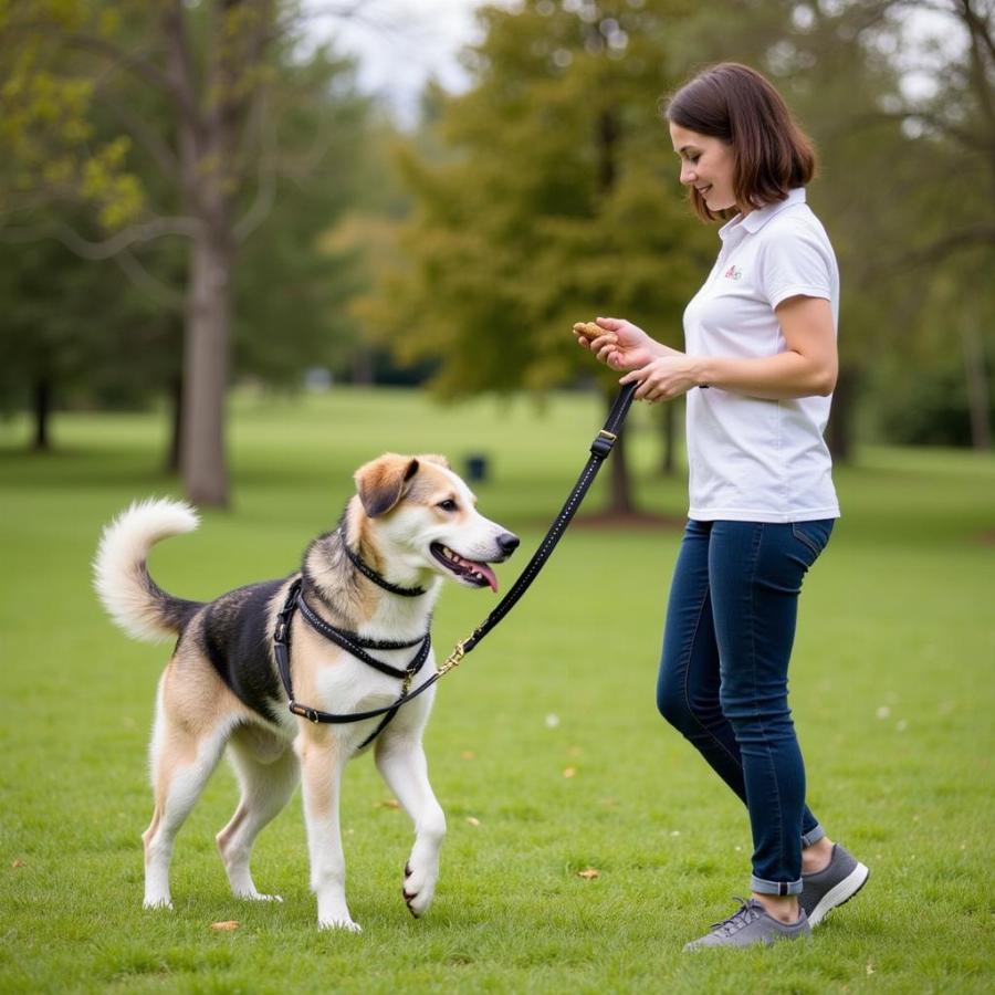 Training a Dog with a Metal Leash