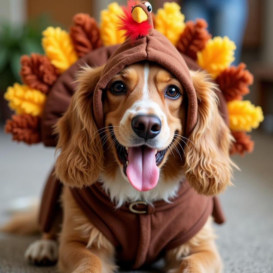 Dog turkey costumes