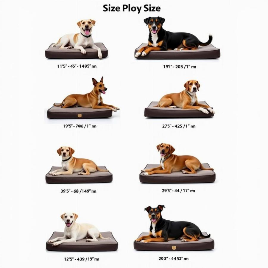 Different Sizes of Tuft and Needle Dog Beds