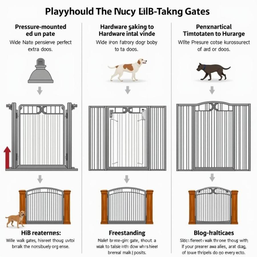 Various Extra Wide Dog Gate Styles