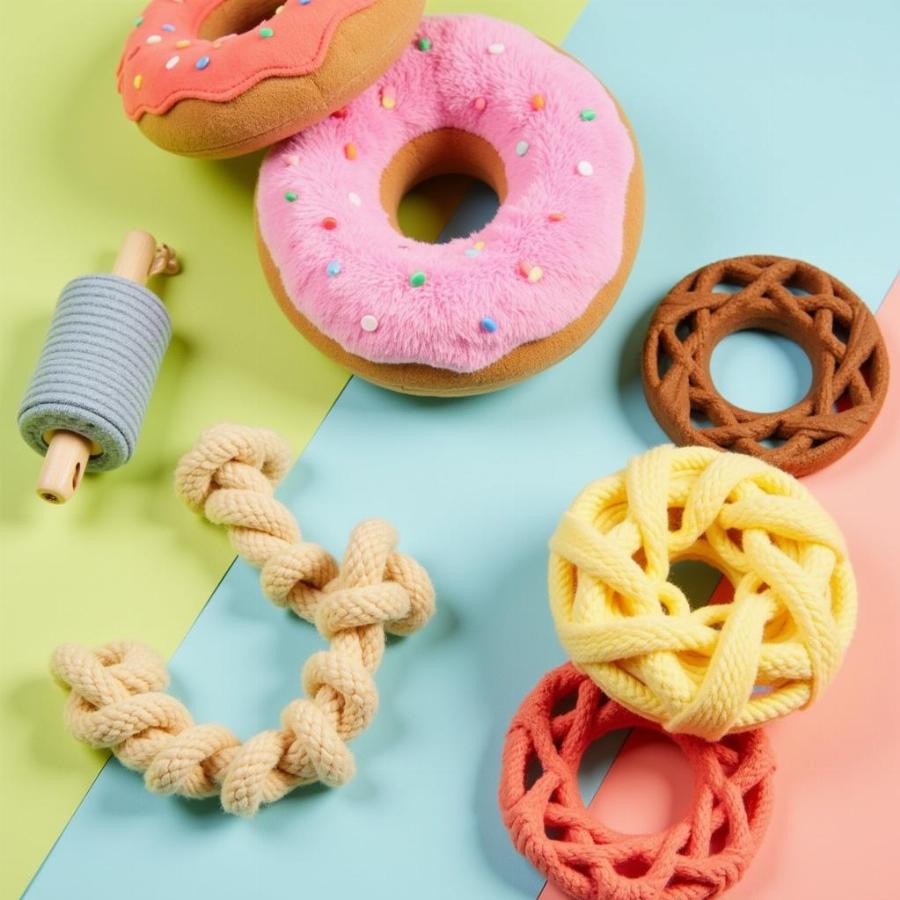 Different Types of Donut Dog Toys