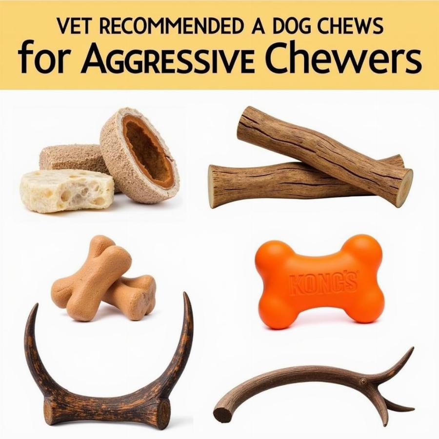 Vet Recommended Dog Chews for Aggressive Chewers