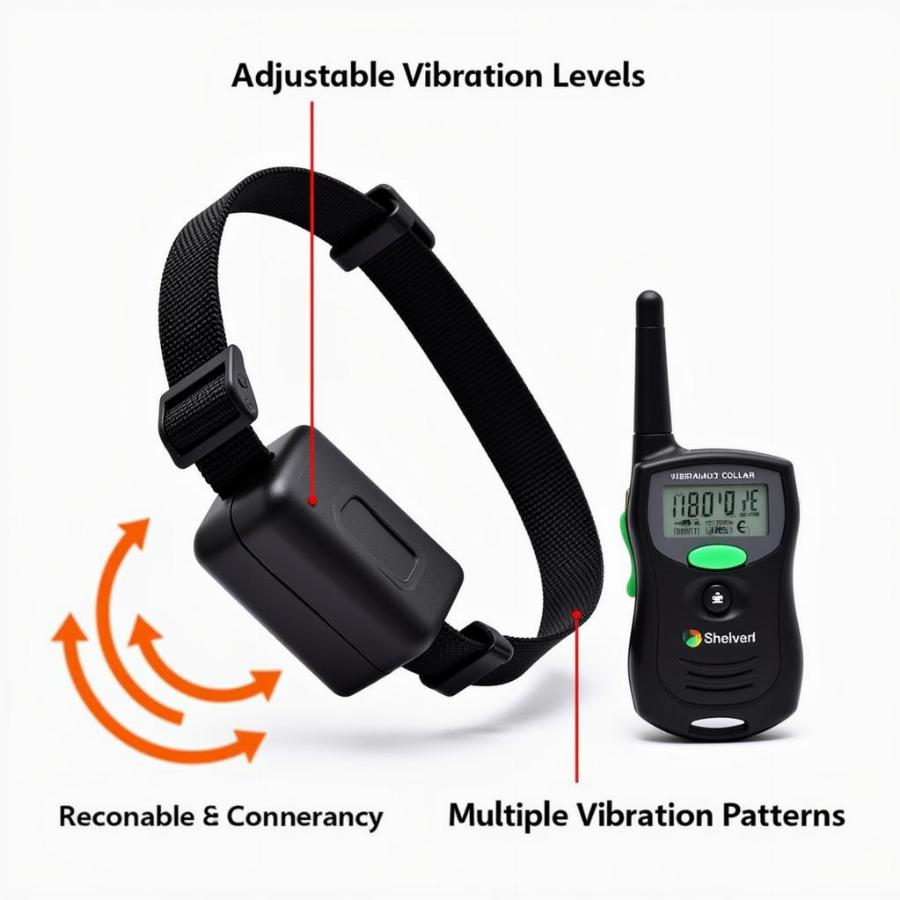 Vibrating Dog Collar with Remote