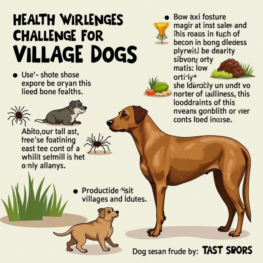 Village Dog Health Challenges: Parasites and limited resources