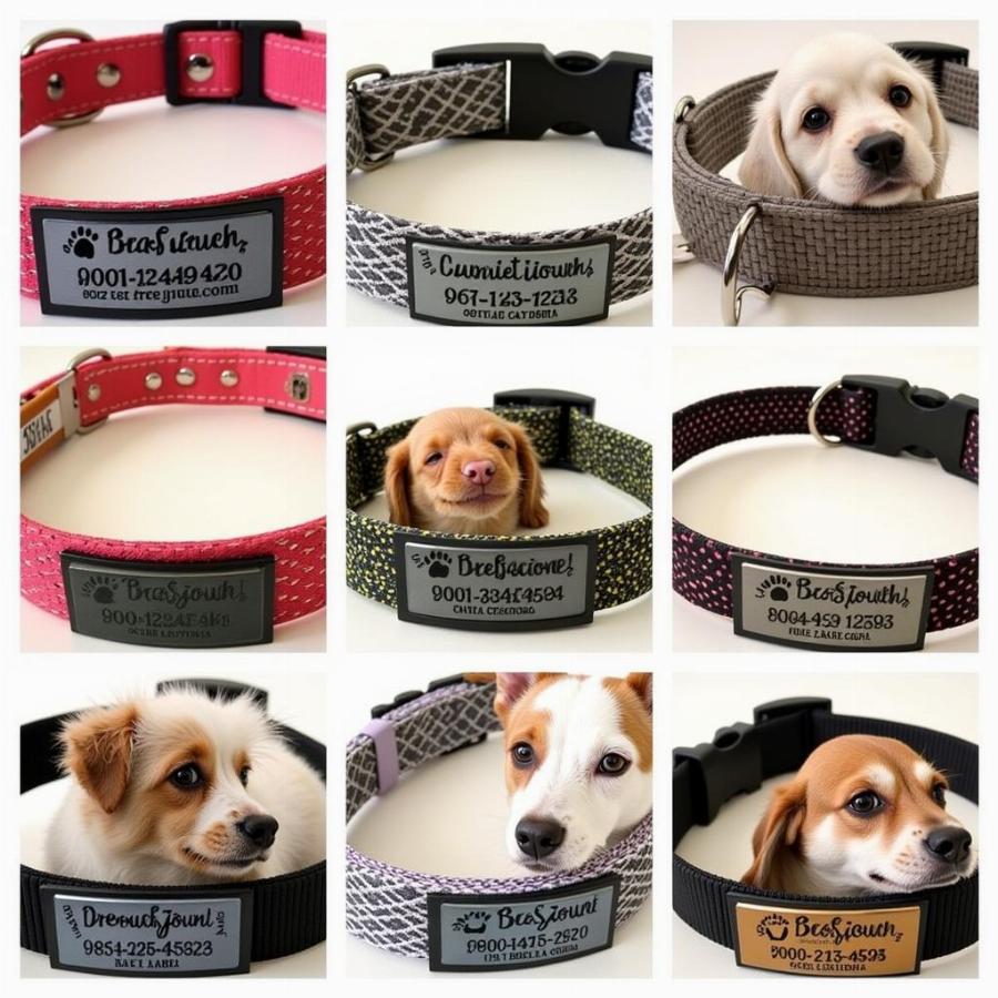 Personalized dog collars