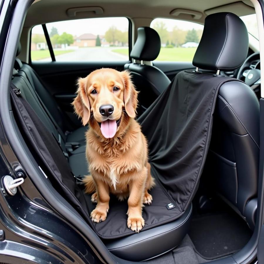 Waterproof Dog Car Hammock Protecting Car Seats