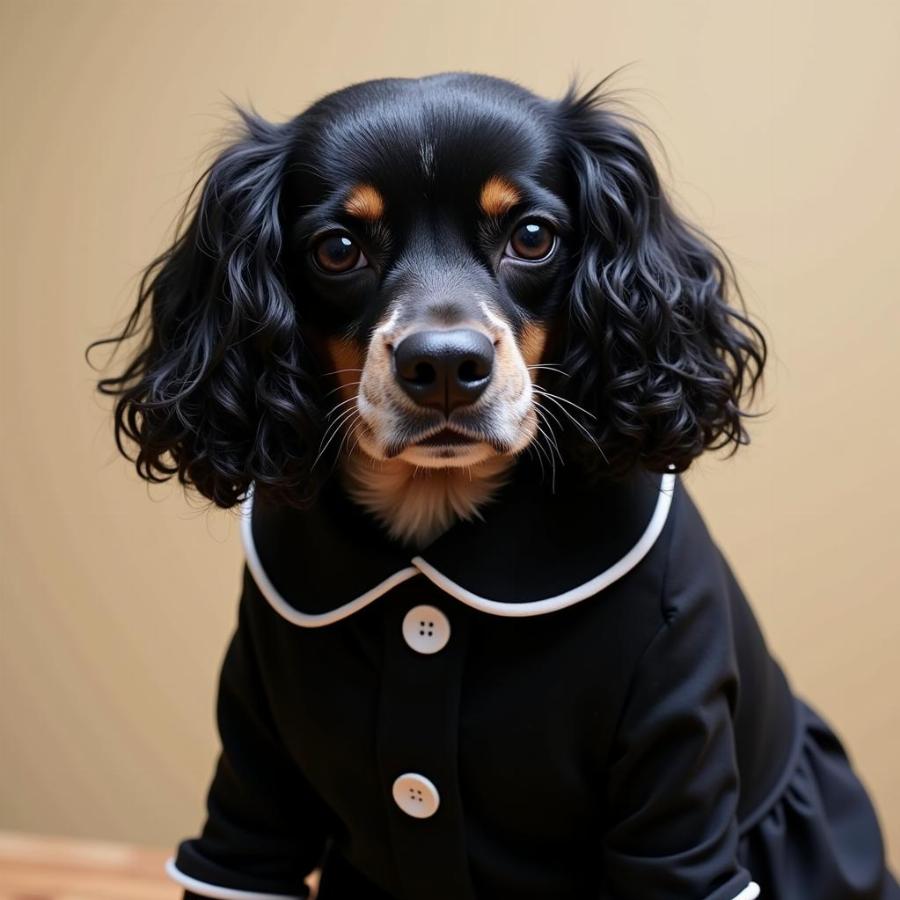 Trang phục chó Wednesday Addams