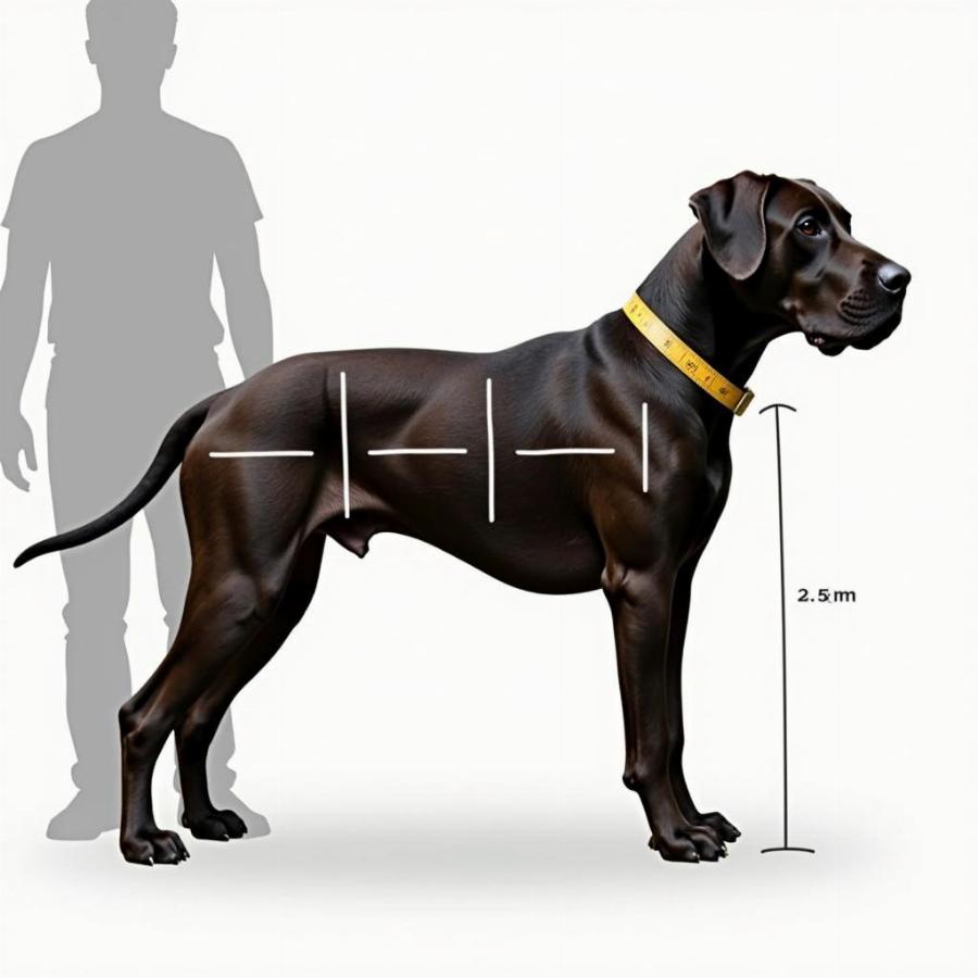 Measuring an Extra Large Dog for a Coat