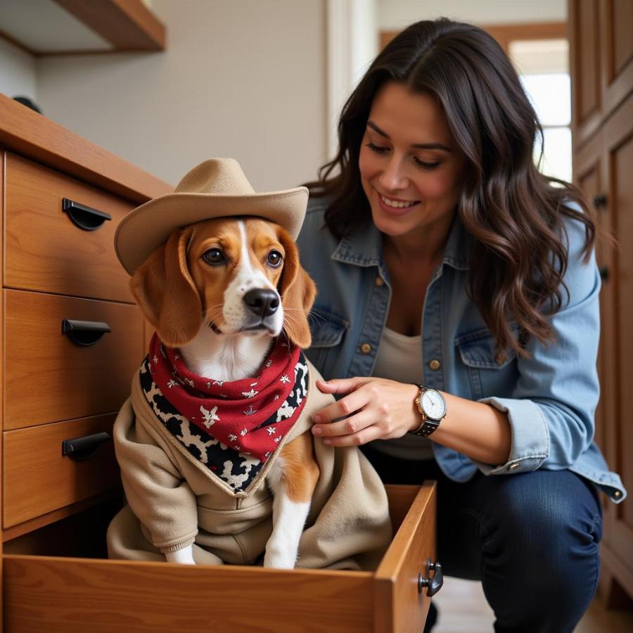 Preserving Your Dog's Cowgirl Costume