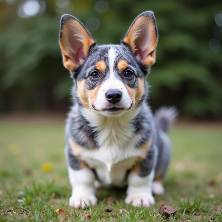 Hình ảnh chó Blue Heeler Corgi mix