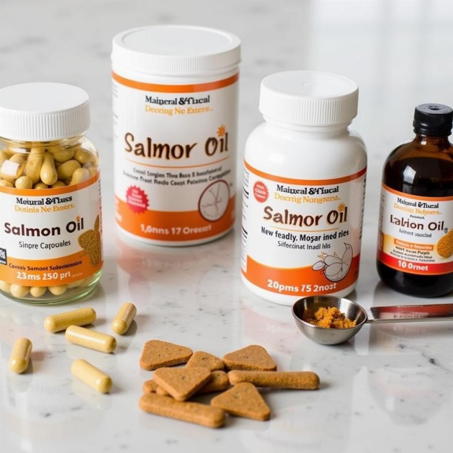 Supplementing salmon oil for dogs