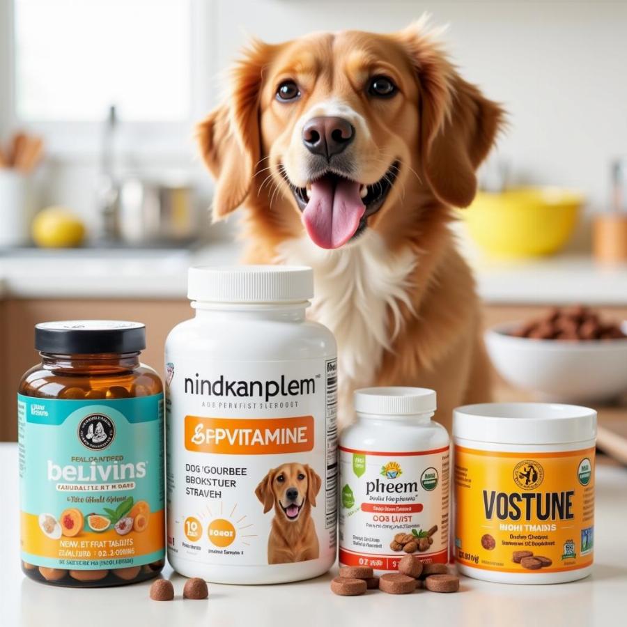 Supplementing vitamins for dogs