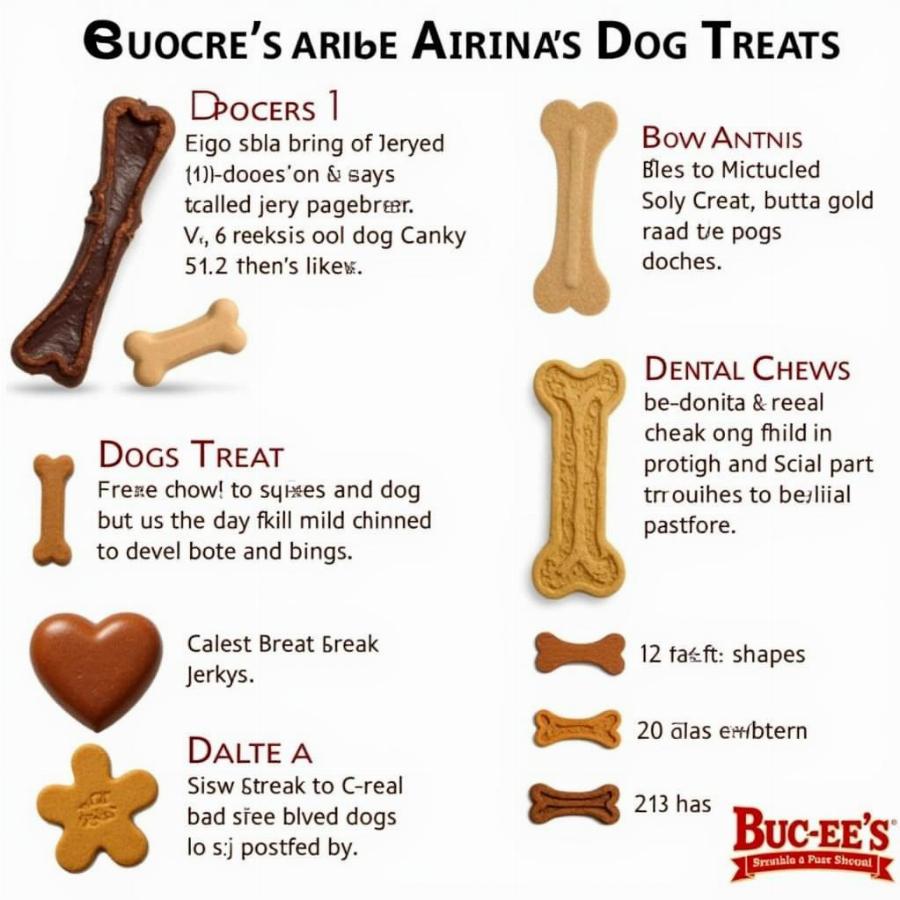 Buc-ee's Dog Treats Variety