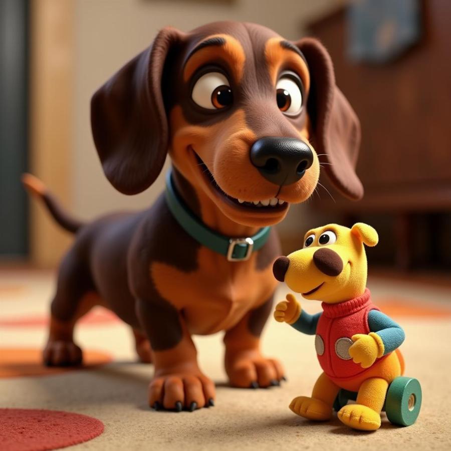 Buster the Dachshund from Toy Story