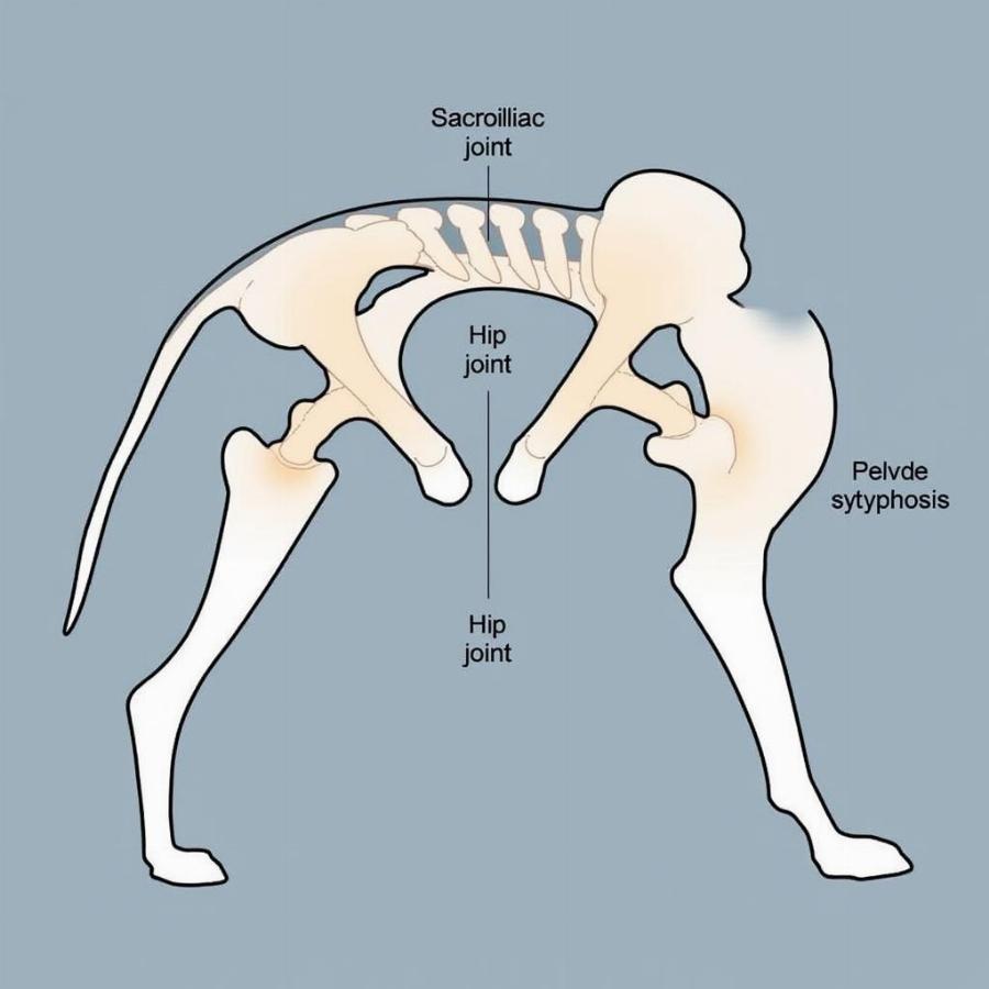 Dog Pelvis Joints