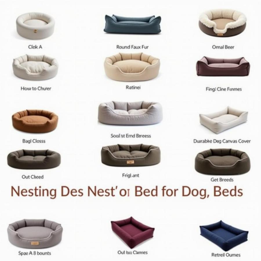 Các Loại Nesting Beds Cho Chó