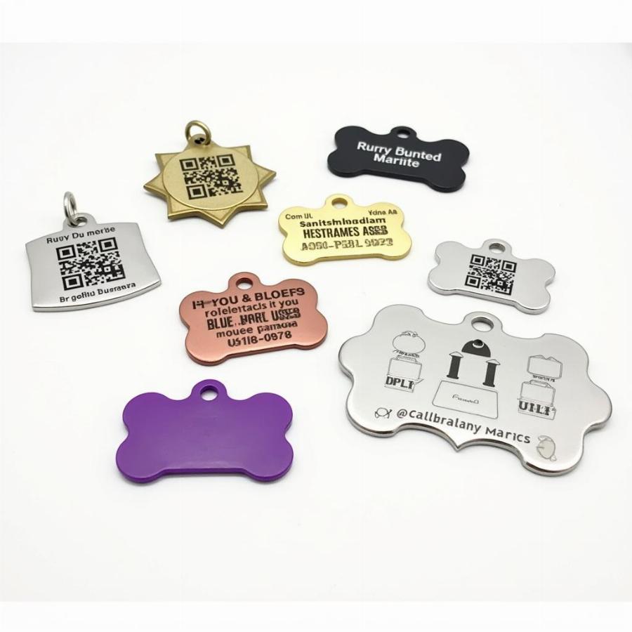 Các loại QR Dog Tag khác nhau