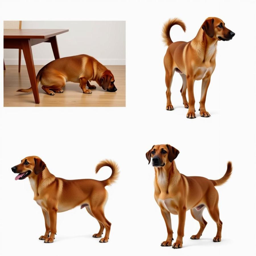 Different dog tail positions and their meanings