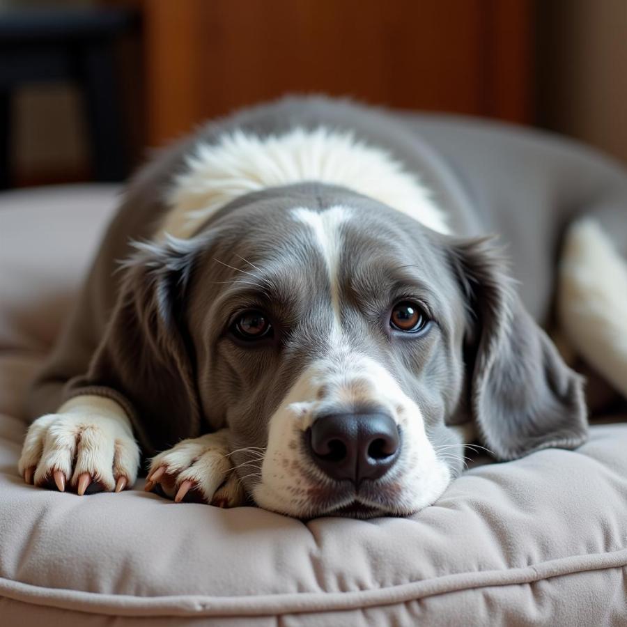 Caring for an elderly dog