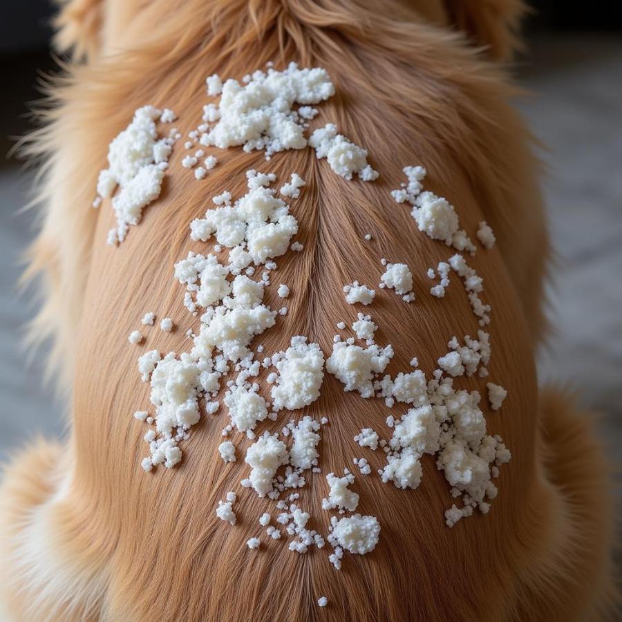 Cheyletiellosis (Walking Dandruff) on Dog