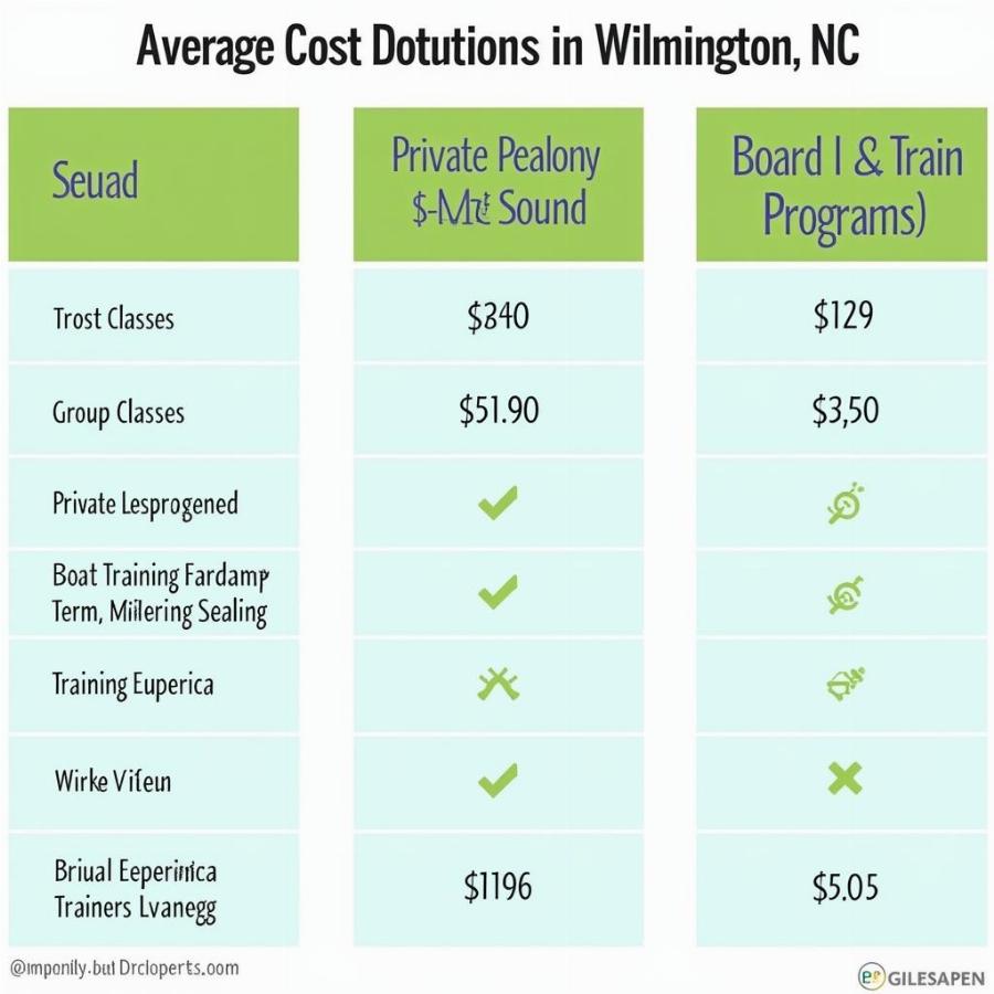 Cost of Dog Training in Wilmington, NC