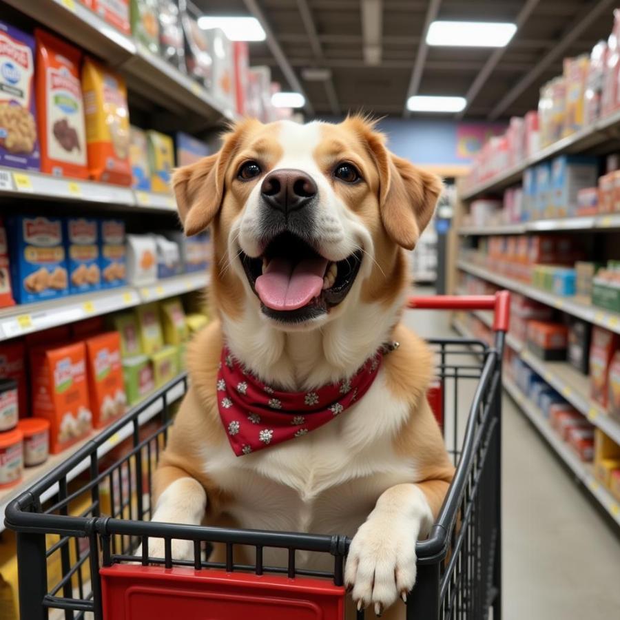 Dogs Shopping in Texas