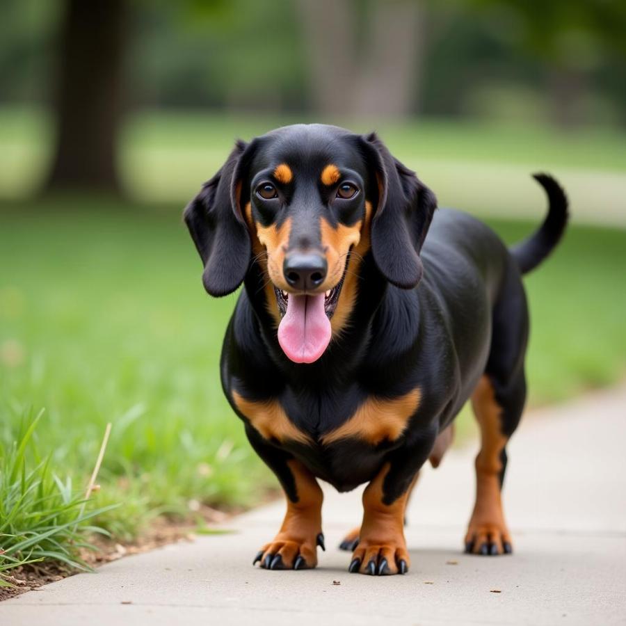 Overweight Adult Dog