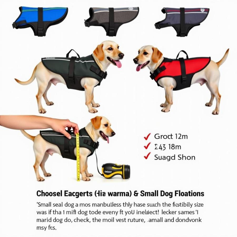 Choosing a life vest for small dogs