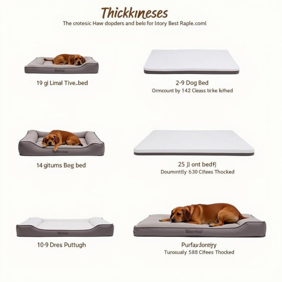 Choosing the Right Thickness for Your Dog Bed