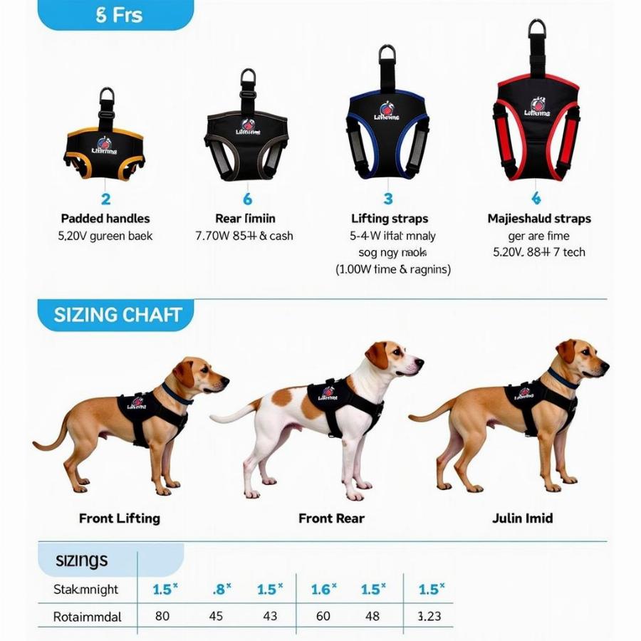 Guide to selecting the perfect dog lifter harness size and features