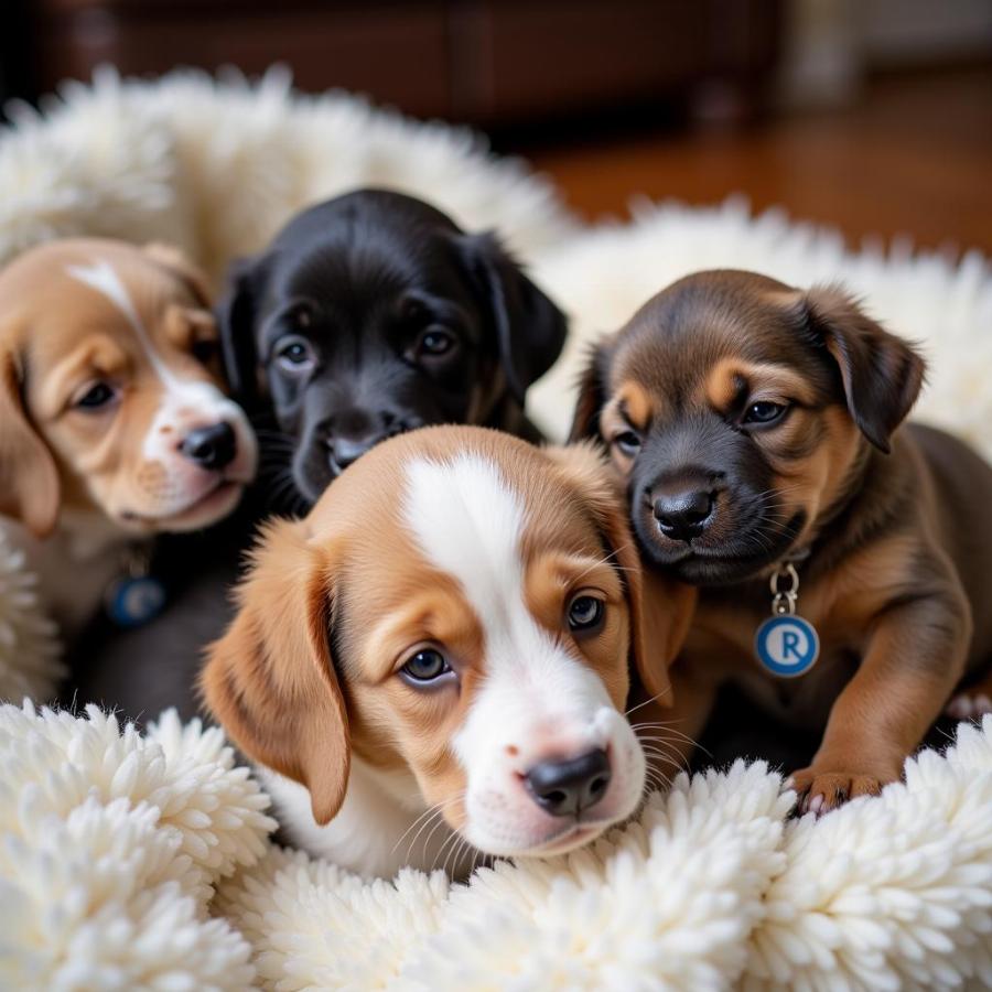 Adorable puppies with names that begin with the letter R