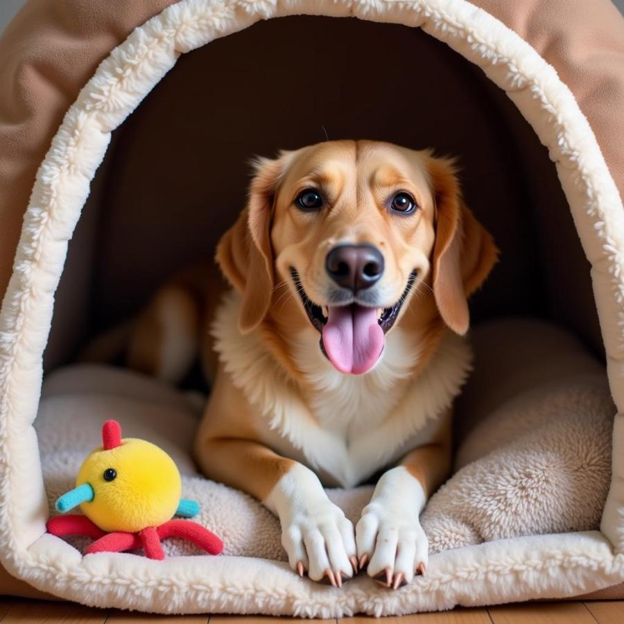 Dog Inside the Dog House