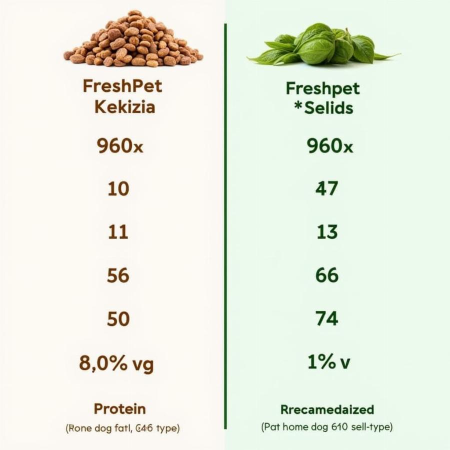 Comparing Different Freshpet Recipes