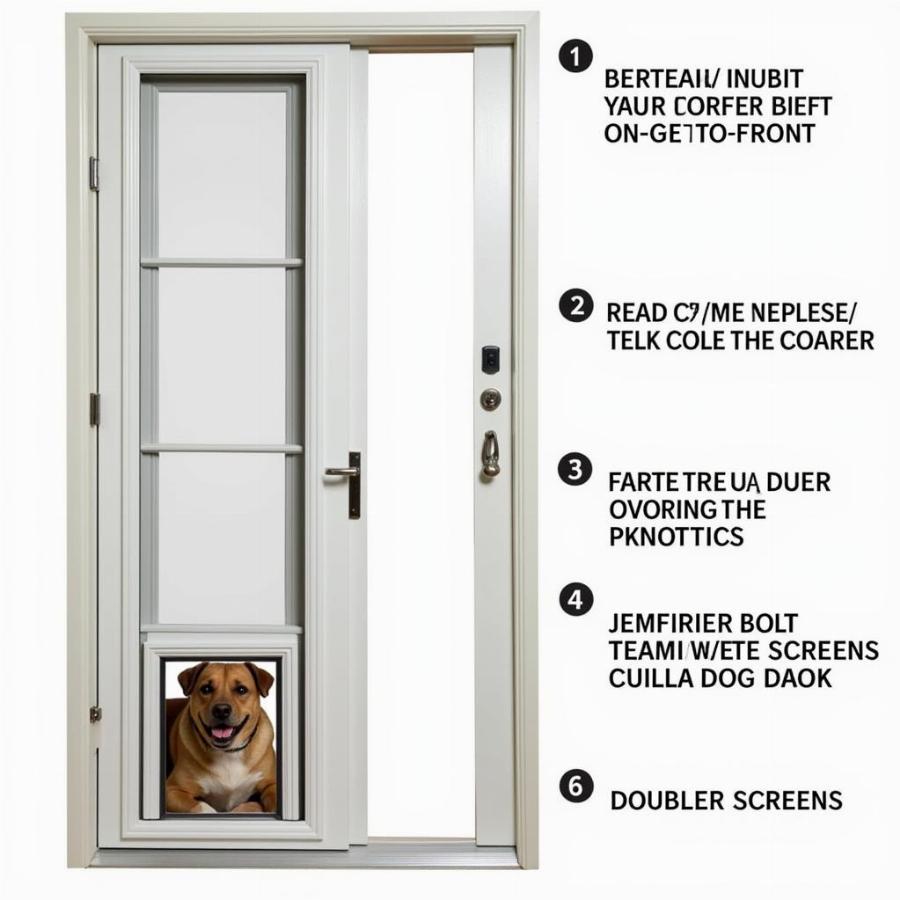 Front Door with Dog Door: Security Features