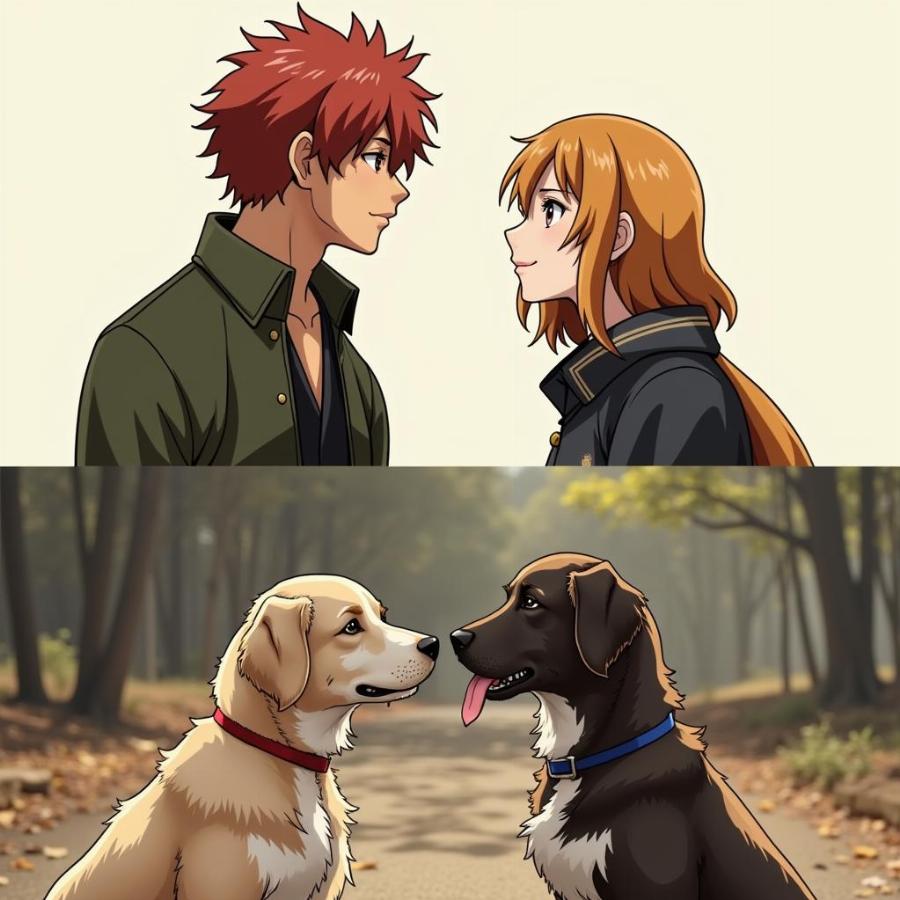 Dazai and Chuuya's dynamic compared to dog pack dynamics